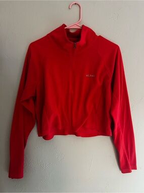 Columbia Cropped Half-Zip Fleece Pullover